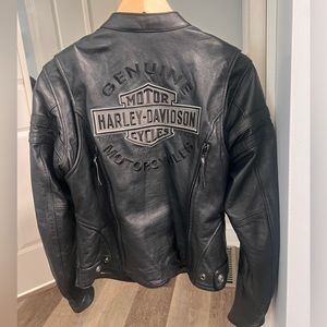 Harley-Davidson Miss Enthusiast Motorcycle Leather Jacket.